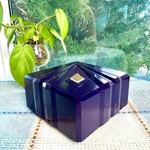 Vintage Elizabeth Taylor Passion Dusting Powder Box – 5 oz Empty, 5”x5”